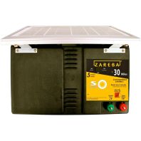 Woodstream Zareba - Zareba Solar Low Impedance Charger - Black - 30 Mile Woodstream Zareba - Zareba Solar Low Impedance Charger - Black - 30 Mile