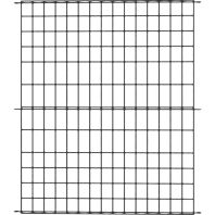 Panacea Products - Multi-Purpose Grid Fence Panel - Black - 42 X 36 Panacea Products - Multi-Purpose Grid Fence Panel - Black - 42 X 36