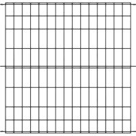 Panacea Products - Multi-Purpose Grid Fence Panel - Black - 30 X 36 Inch Panacea Products - Multi-Purpose Grid Fence Panel - Black - 30 X 36 Inch