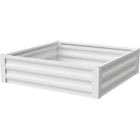 Panacea Products - Urban Gardener Steel Raised Planter - Eggshell White - 36 X 36 Panacea Products - Urban Gardener Steel Raised Planter - Eggshell White - 36 X 36