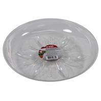 Bond Manufacturing - Heavy Duty Plastic Saucer-Clear-8 Inch Bond Manufacturing - Heavy Duty Plastic Saucer-Clear-8 Inch