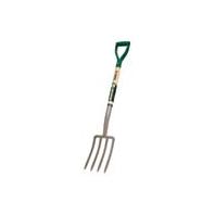 Truper Tools - 4 Tine Spading Fork With D-Grip Handle - Steel/Wood - 30 Inch Truper Tools - 4 Tine Spading Fork With D-Grip Handle - Steel/Wood - 30 Inch