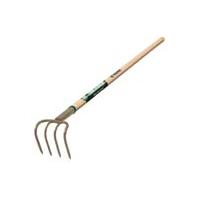 Truper Tools - Tru Tough 4 Tine Cultivator - Steel/Wood - 54 Inch Truper Tools - Tru Tough 4 Tine Cultivator - Steel/Wood - 54 Inch
