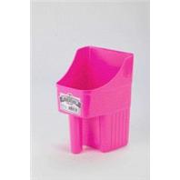 Miller Mfg - Enclosed Feed Scoop - Pink - 3 Quart Miller Mfg - Enclosed Feed Scoop - Pink - 3 Quart