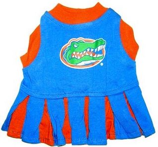 DoggieNation-College - Florida Gators Cheerleader Dog Dress - Small DoggieNation-College - Florida Gators Cheerleader Dog Dress - Small